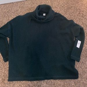 Old Navy Green High Neck Sweater
